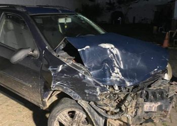 Ladrão rouba carro de entregador e bate em viatura da PM ao no Espirito Santo