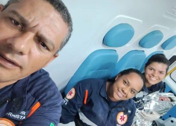 Bebê nasce em casa em meio a fortes chuvas em Mimoso do Sul