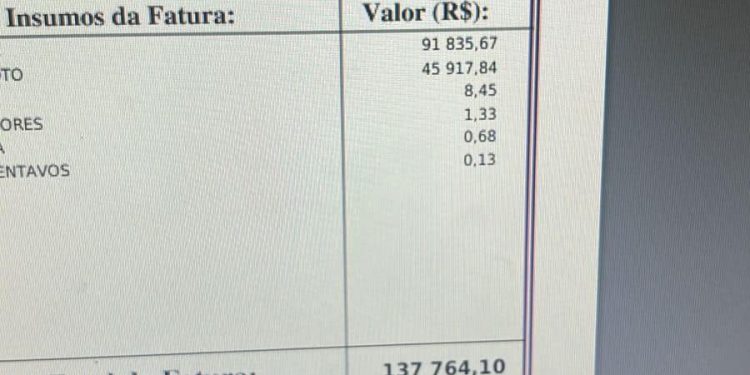 São Mateus – Morador recebe conta de água de R$ 137 mil e quase desmaia