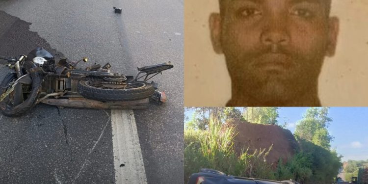 Motociclista morre em grave acidente na BR-101 em Conceição da Barra