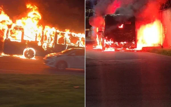 Ônibus e viaturas da PM são atacados após morte de traficante em Vitória