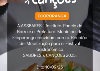 Assbares, Instituto Panela de Barro e Prefeitura de Ecoporanga promovem reunião preparatória para o Festival Gastronômico Sabores & Canções 2025