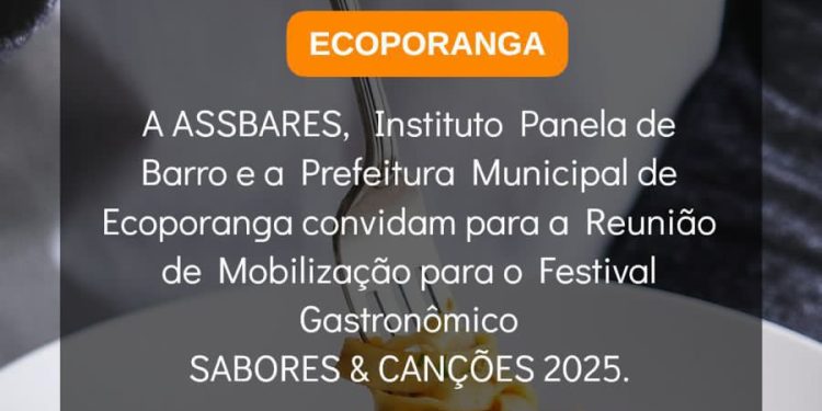 Assbares, Instituto Panela de Barro e Prefeitura de Ecoporanga promovem reunião preparatória para o Festival Gastronômico Sabores & Canções 2025