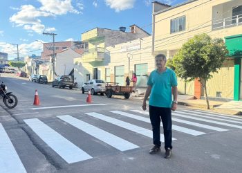 Iniciadas as obras de sinalização em Ecoporanga nesta terça-feira