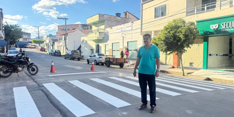 Iniciadas as obras de sinalização em Ecoporanga nesta terça-feira