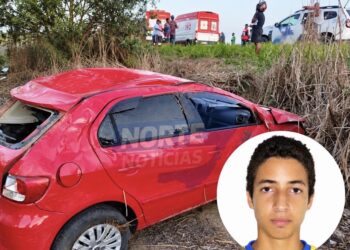 Jovem morre após carro capotar várias vezes na ES-315, em São Mateus
